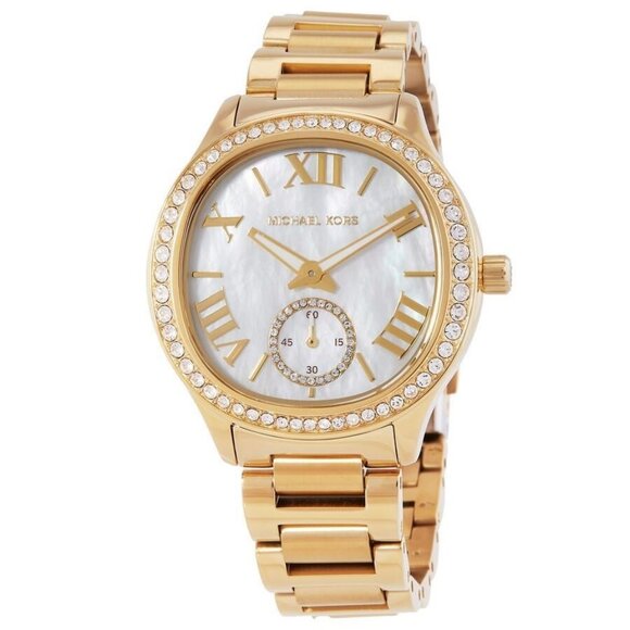 FX03030B NWT Michael Kors Fashion Ladies Quartz Steel Authentic Watch - Picture 1 of 3